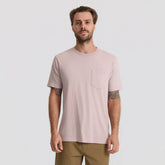 Made To Fade Short Sleeve Tee in Washed Dusty Lilac