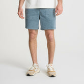 Made To Fade Shorts in Washed Navy