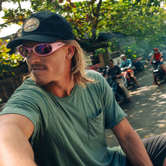 Made To Fade Short Sleeve Tee in Washed Slate Green