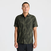 Bless Up Button Up Shirt in Military Kelp