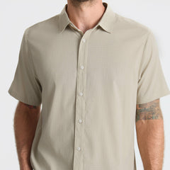 Bless Up Breathable Stretch Shirt in Fossil