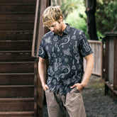 Bless Up Breathable Stretch Shirt in Black