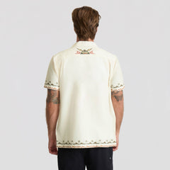 Gonzo Short Sleeve Button Up Shirt in Unbleached