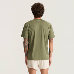 Alta Elite Trail Short Sleeve Tee in Light Military