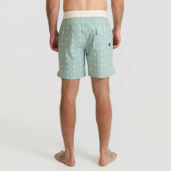 Chiller Scallop Boardshorts in Hazy Blue