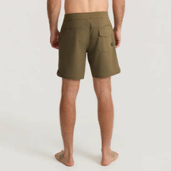 Chiller Scallop Boardshorts in Military