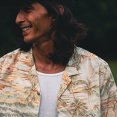 Gonzo Button Up Shirt in Seafoam