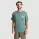 Goin Global Premium Tee in Slate Green