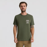 Moto Palm Premium Tee in Military