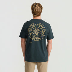 Division Premium Tee in Washed Black