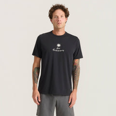 Mathis Active Short Sleeve Tee in Chaos Black