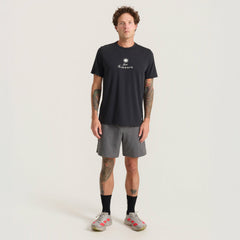 Mathis Active Short Sleeve Tee in Chaos Black