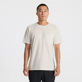 Well Worn Organic Short Sleeve Tee in Off White