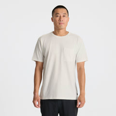Well Worn Organic Short Sleeve Tee in Off White