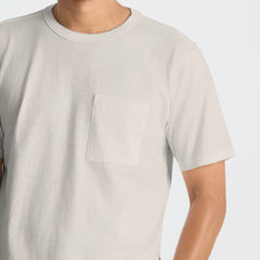 Well Worn Organic Short Sleeve Tee in Off White