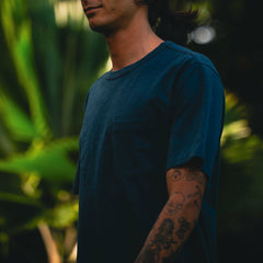 Well Worn Organic Short Sleeve Tee in Navy