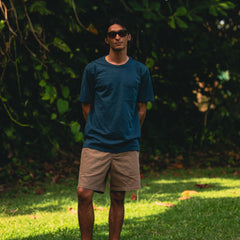 Well Worn Organic Short Sleeve Tee in Navy