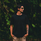 Well Worn Organic Short Sleeve Tee in Black
