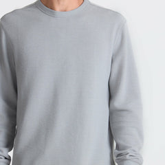 Well Worn Thermal Long Sleeve Tee in Heather Grey