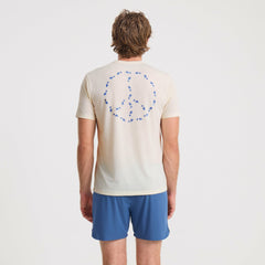 Mathis Active Short Sleeve Tee in Unbleached