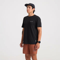 Mathis Active Short Sleeve Tee in Black