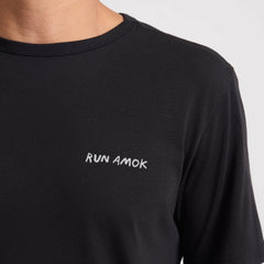 Mathis Active Short Sleeve Tee in Black