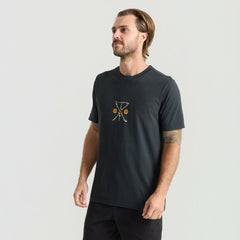 Yin Yang Forage Premium Tee in Washed Black