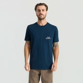Expeditions Pocket Premium Tee in Navy