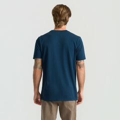 Expeditions Pocket Premium Tee in Navy