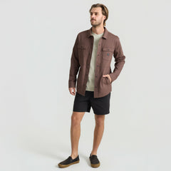 Hebrides Unlined Jacket in Cocoa Bean