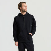 Bolo Fleece Hoodie in Black