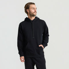 Bolo Fleece Hoodie in Black