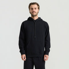 Bolo Fleece Hoodie in Black