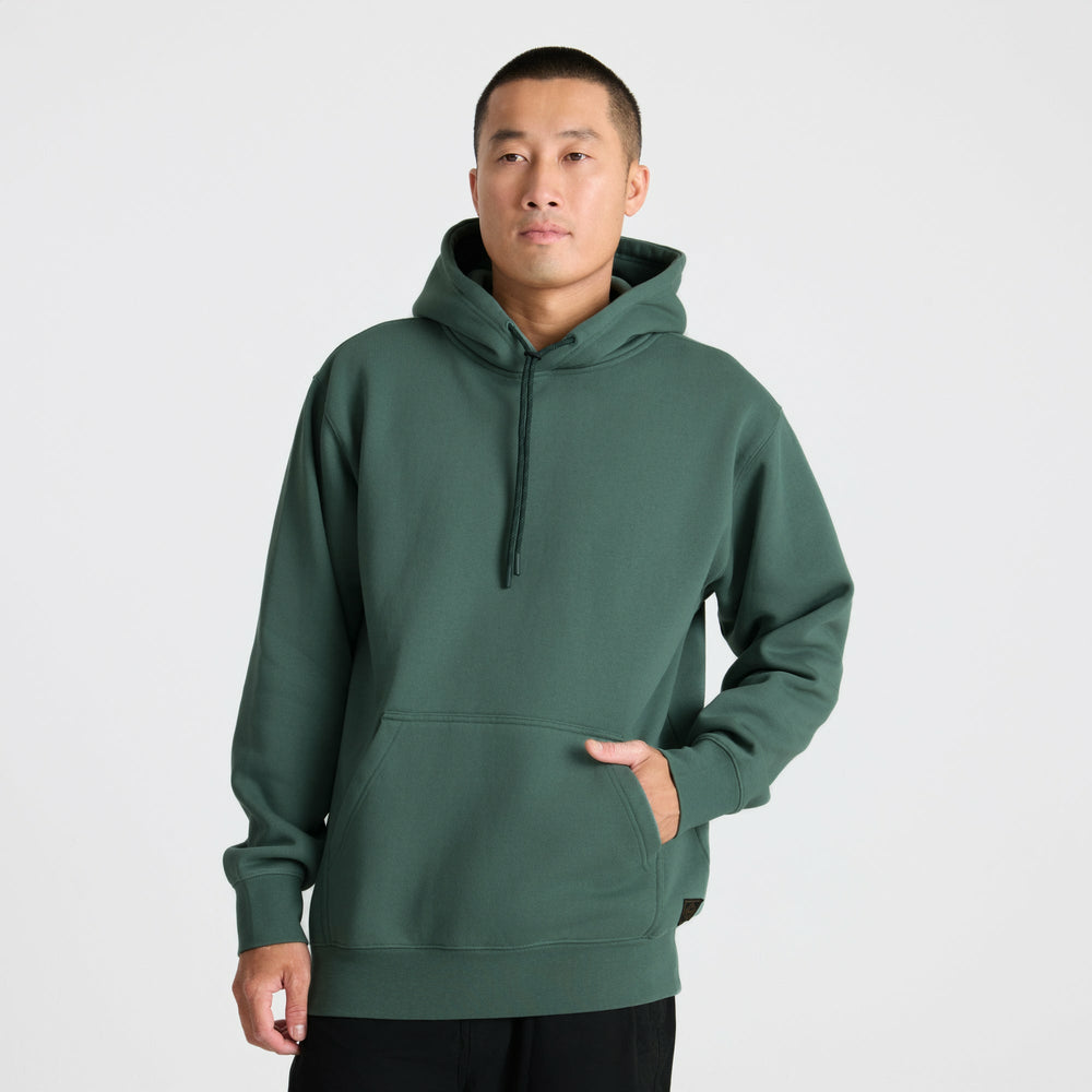 Bolo Fleece Hoodie in Slate Green