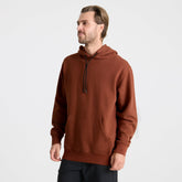 Bolo Fleece Hoodie in Red Clay