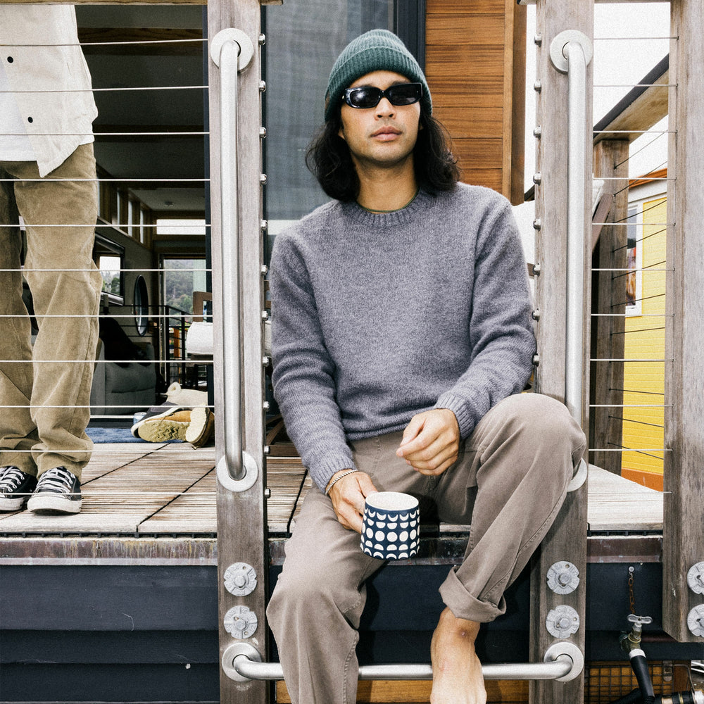 Nordsman Wool Sweater in Charcoal