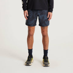 Serrano Active Stretch Shorts in Navy Tie Die