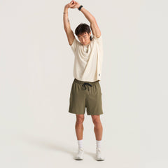 Serrano 7" Active Stretch Shorts in Military