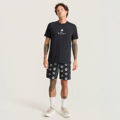 Serrano 7" Active Stretch Shorts in Black Print