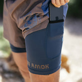 Bommer 3.5" Shorts in Faded Brown