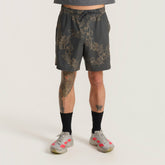 Serrano 7" Active Stretch Shorts in Onyx Floral