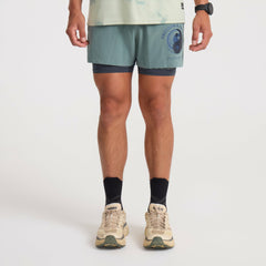 Bommer 3.5" Shorts in Slate Green