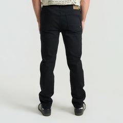 HWY 128 5-Pocket Broken Twill Denim in Black