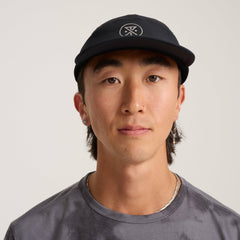 Alta Elite Run Hat Strapback Hat in Black