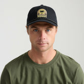 Venture Snapback Hat in Black