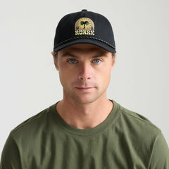 Venture Snapback Hat in Black