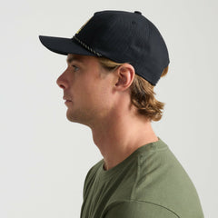 Venture Snapback Hat in Black
