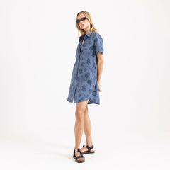 Bless Up Dress in Washed Indigo