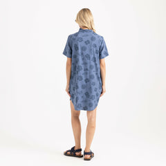 Bless Up Dress in Washed Indigo