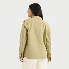 Hebrides Unlined Jacket in Dusty Olive